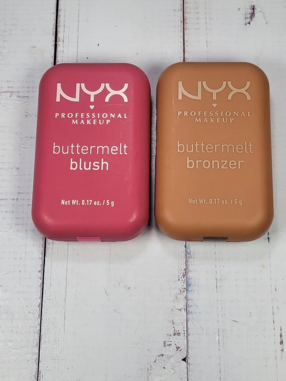 NYX Fat Cheeks Dewy Liquid Blush & Buttermelt Blush & Bronzer Bundle NEW!